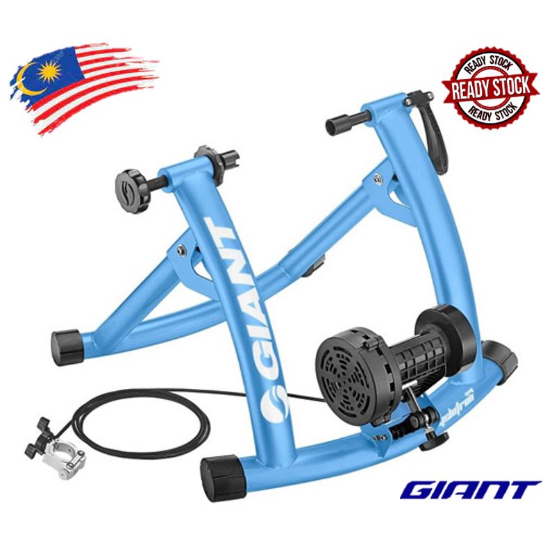 GIANT CYCLOTRON MAG Turbo Trainer Light Blue Shopee Malaysia