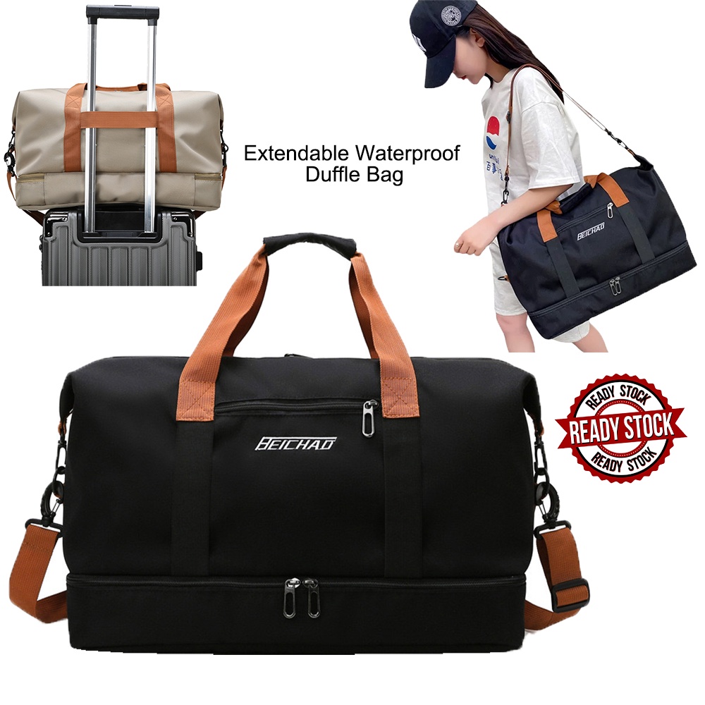 Extendable Waterproof Duffel Bag With Large Capacity Hand Carry And ...