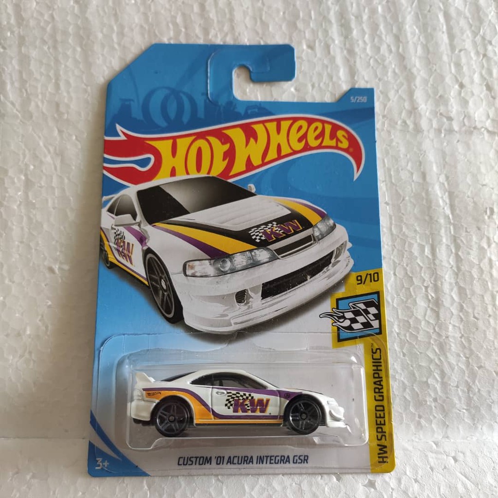 Hot Wheels Custom 01 Acura Integra Gsr Hw Speed Graphics Shopee Malaysia