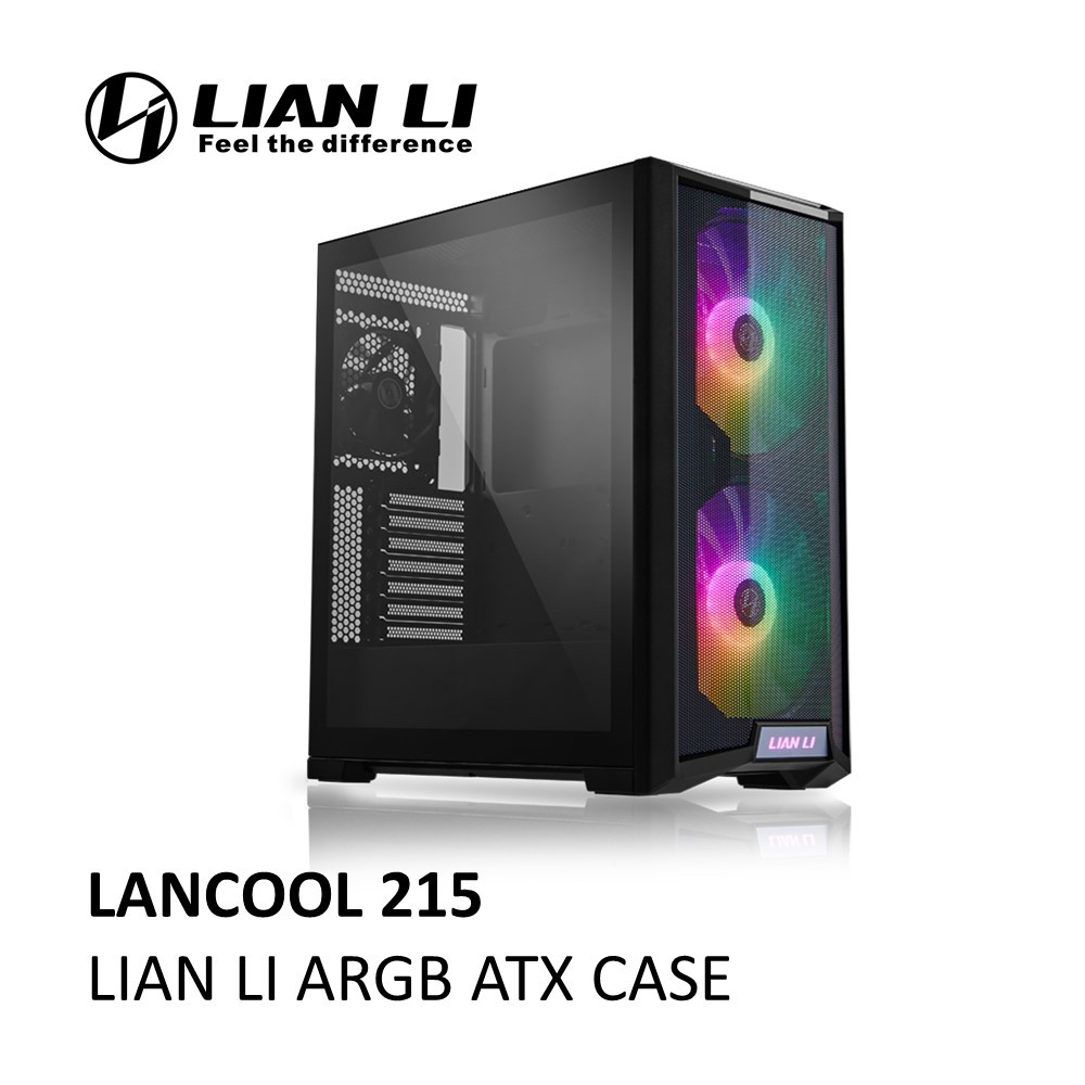 LIAN LI LANCOOL 215 ATX CASE BEST BUDGET AIRFLOW GAMING CASE (215X/215W) Shopee Malaysia