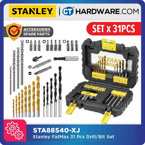 Stanley fatmax discount drill bit set