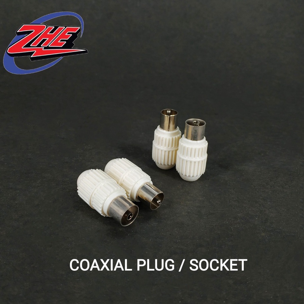 Electrovalue Universal RF Coaxial Connector Socket For TV Aerial Tuner – Replacement