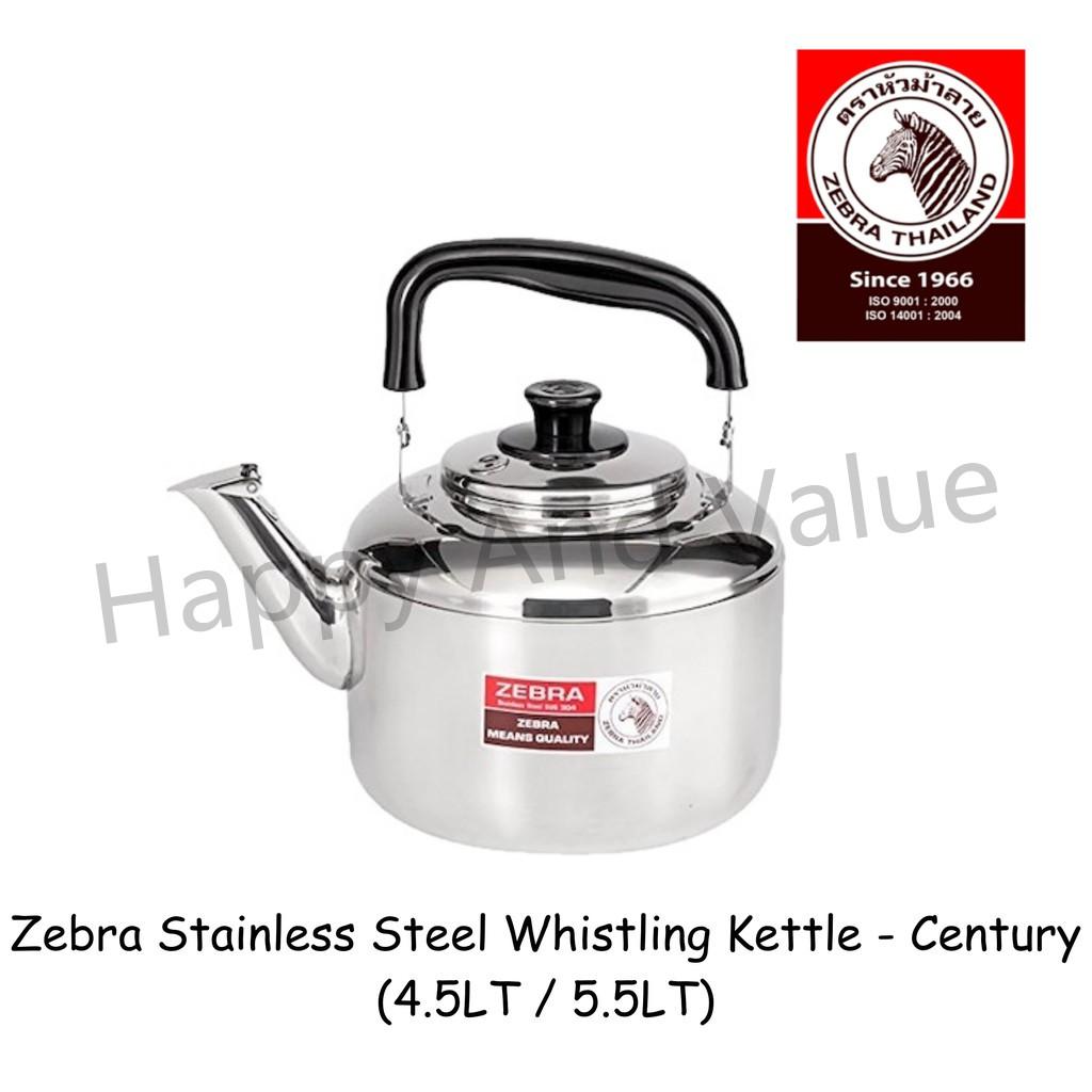 FLASH SALES Zebra (100 ORIGINAL) Stainless Steel Whistling Kettle