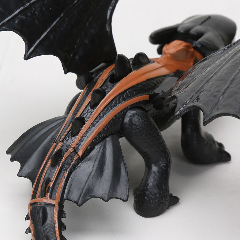 How to Train Your Dragon The Hidden World Toothless Night Fury Light Fury  black white dragon Action Figure Toys