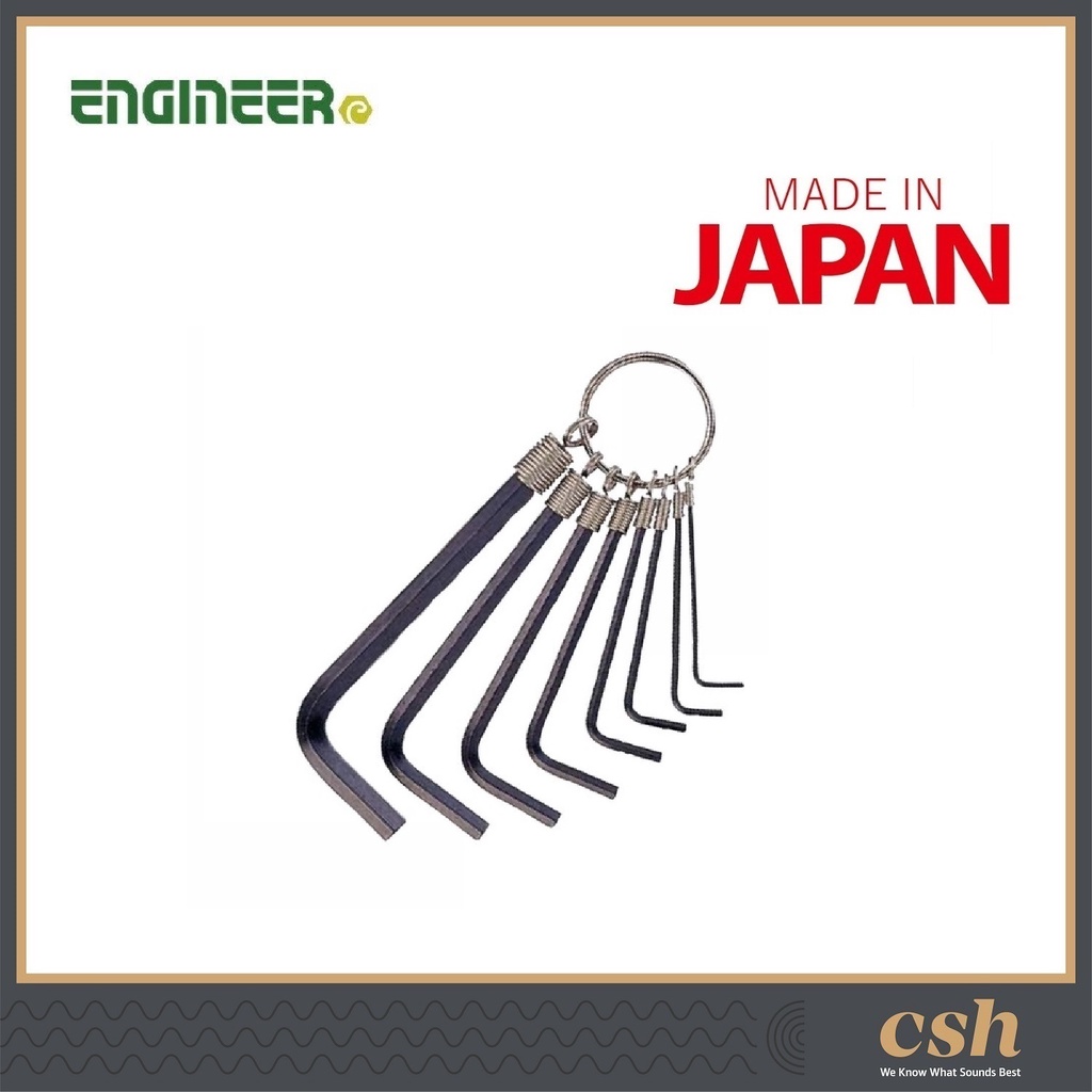 ENGINEER TWH-04 Hex Key Wrench Set (Made In Japan) | Shopee Malaysia