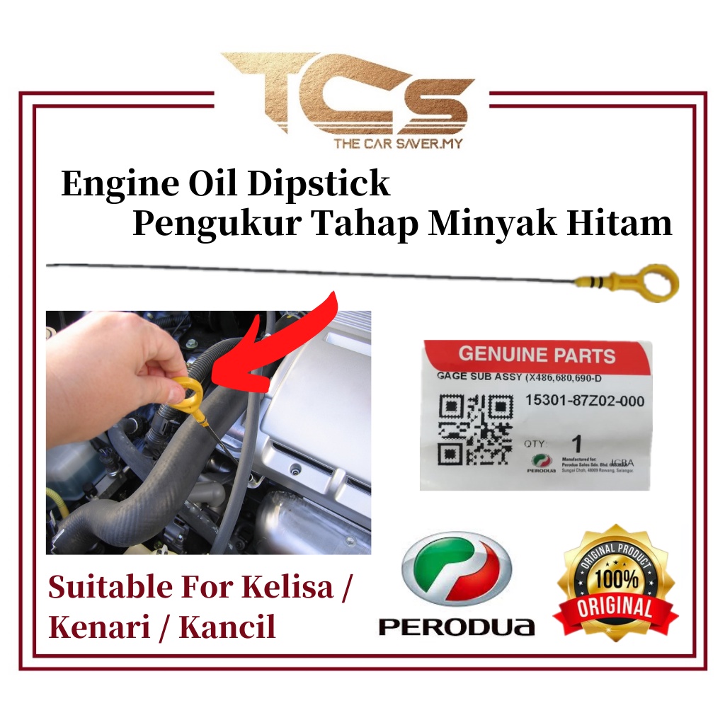 PERODUA Kelisa/Kenari/Kancil Engine Oil Dipstick / Pengukur Tahap