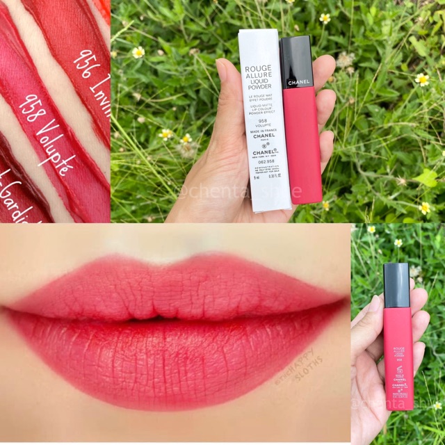 Chanel rouge allure shop liquid powder volupte