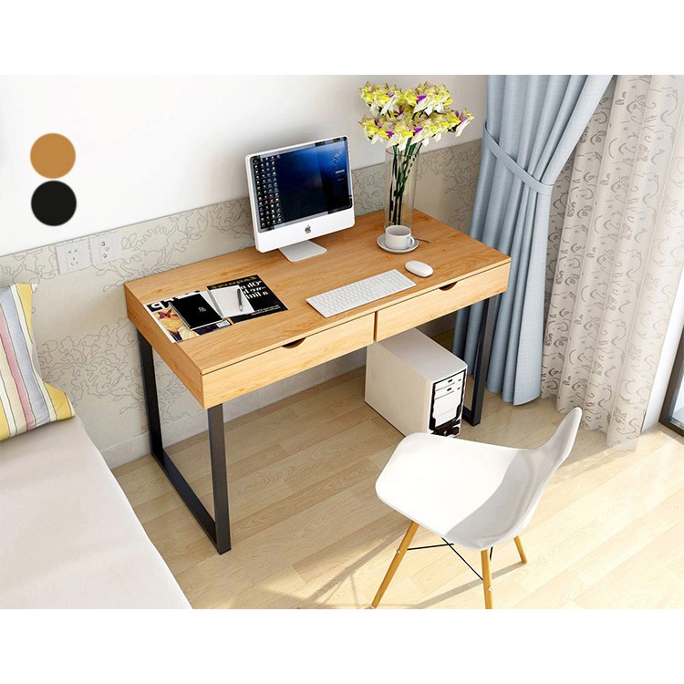 PRO 93 SIMPLE MODERN COMPUTER DESK WITH DRAWER (858-100S)2 COLORS ...