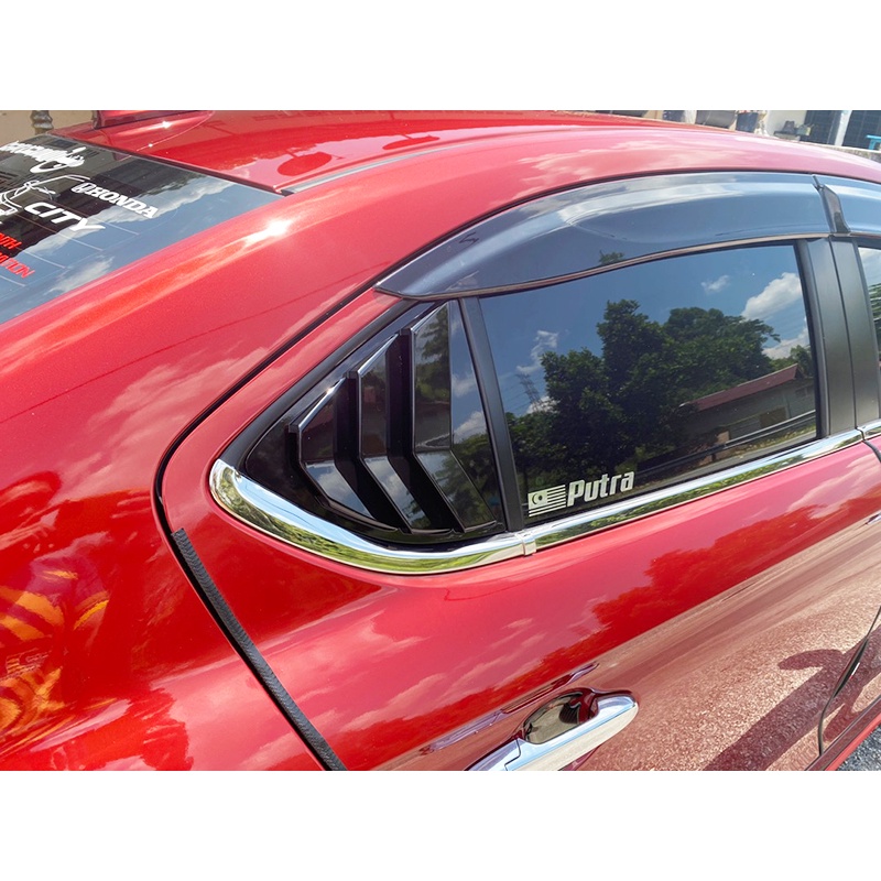 Honda City Gn2 2020-2024 Rear Side Louver Cover Window Triangle Mirror ...