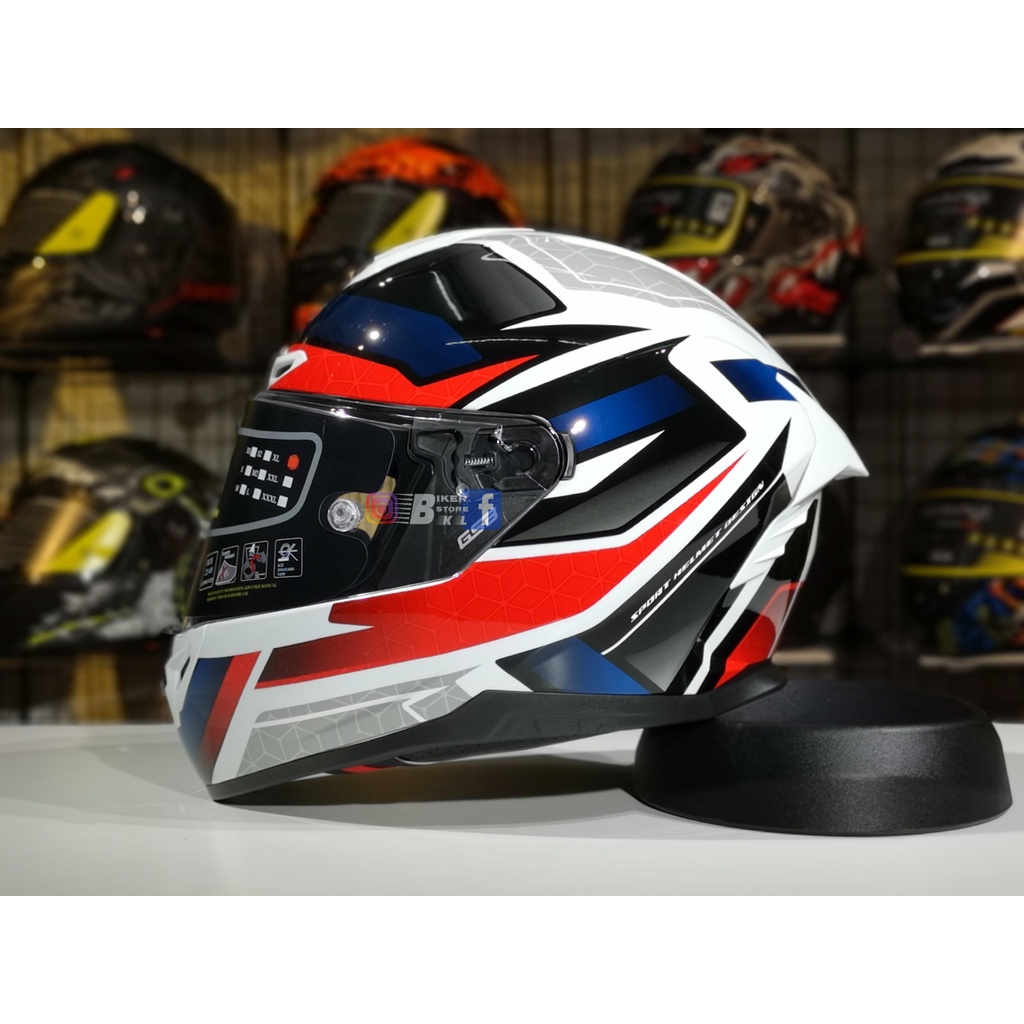 Original GSB S-361 Franzan Design Full Face Helmet | Shopee Malaysia