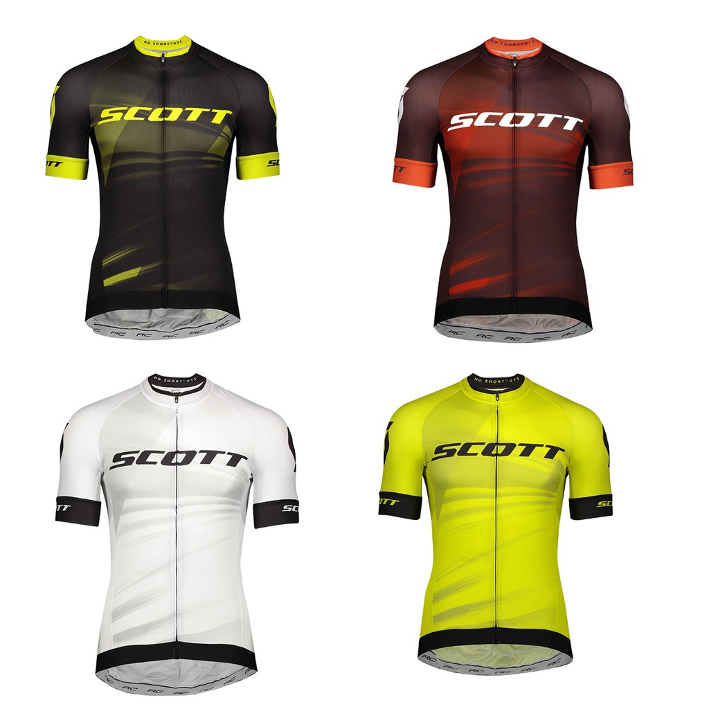 SCOTT PRO Team Bicycle Biking Tops Men's Cycling Jersey Quick-drying ...