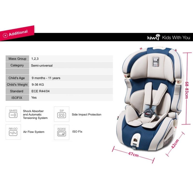 Kiwy car seat hotsell