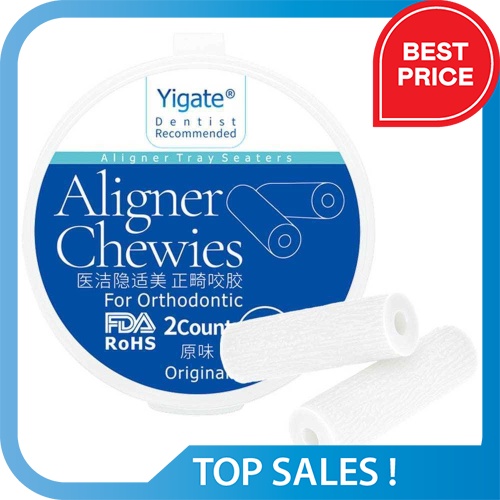 Best Seller [Ready Stock] 2Pcs/box Aligner Chewies Invisible Retainer