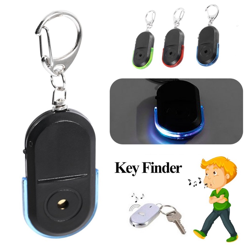 2022 New Anti-Lost Alarm Key Finder Locator / Keychain Whistle Sound ...