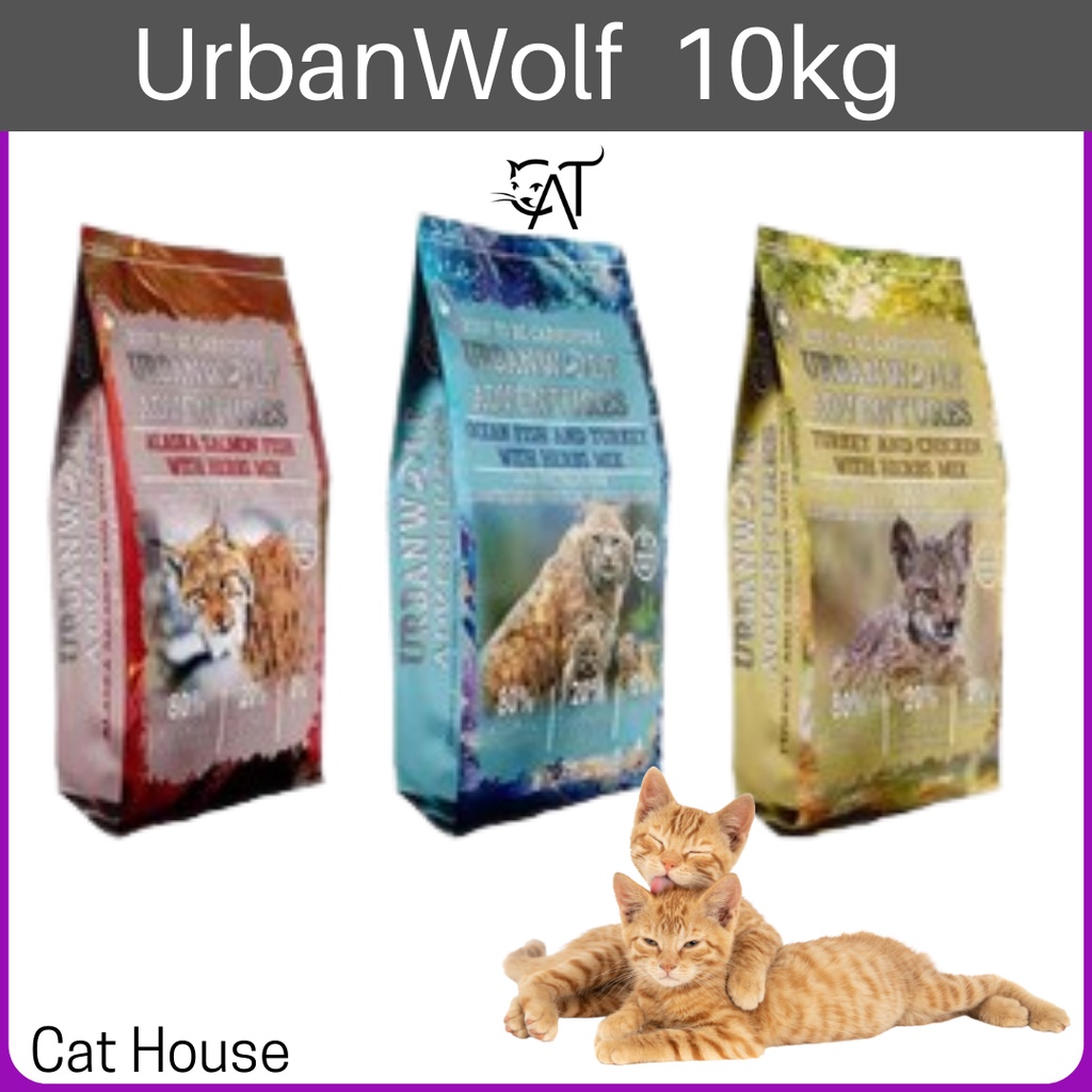 Urbanwolf Adventures Cat Food Makanan Kucing Grain Free 10kg Shopee Malaysia