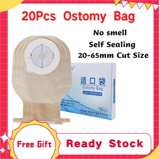 10pcs/lot 20-65mm Economical One Pcs Closed Colostomy Bags One-piece System  Portable Stoma Care Bag Without Drainage Daily Pouch - AliExpress