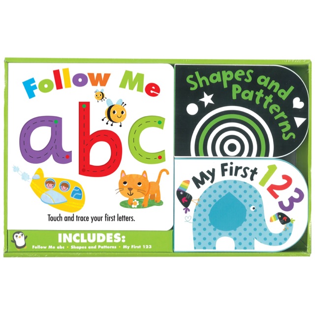 Follow Me ABC/ Shapes and Patterns/ My First 123 (Box of Fun Set ...