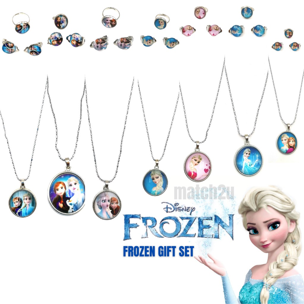 Elsa and anna on sale necklace