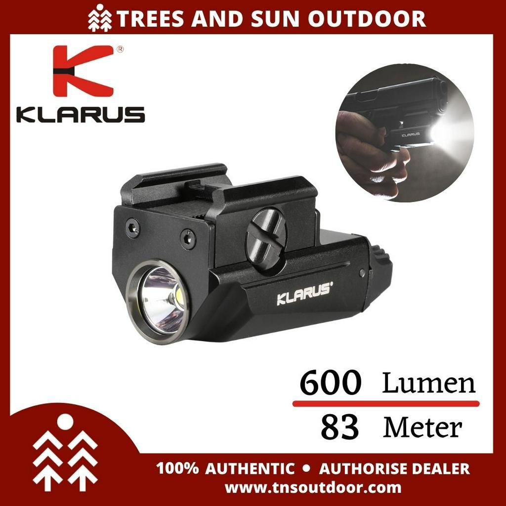 Klarus GL1 600 Lumen Rechargeable Compact Pistol Light Rail Mounted
