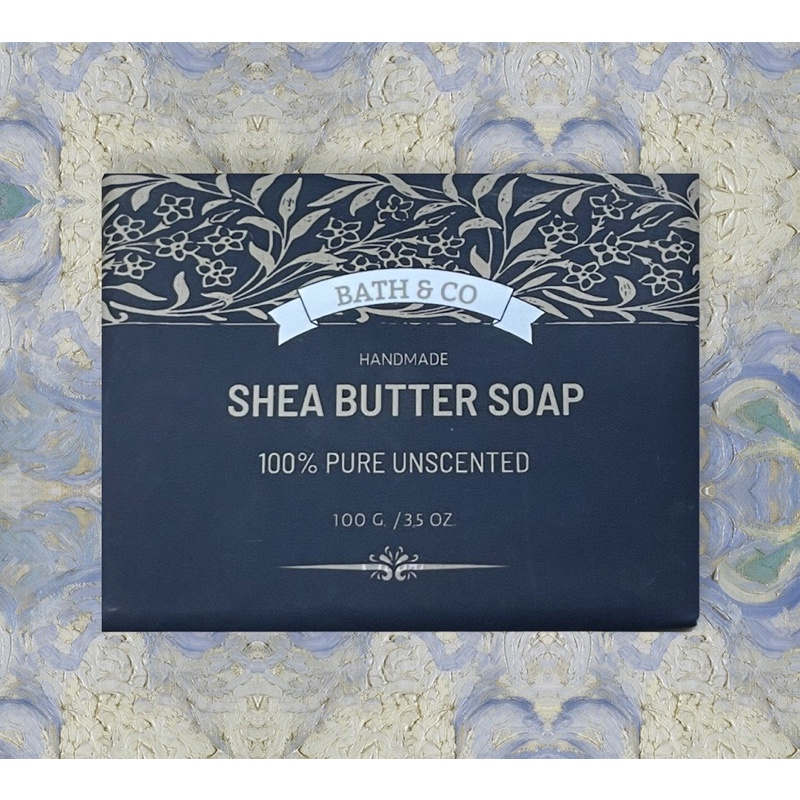 Bath & Co Pure 100% Shea Butter Unscented Soap Bar Suitable for ...