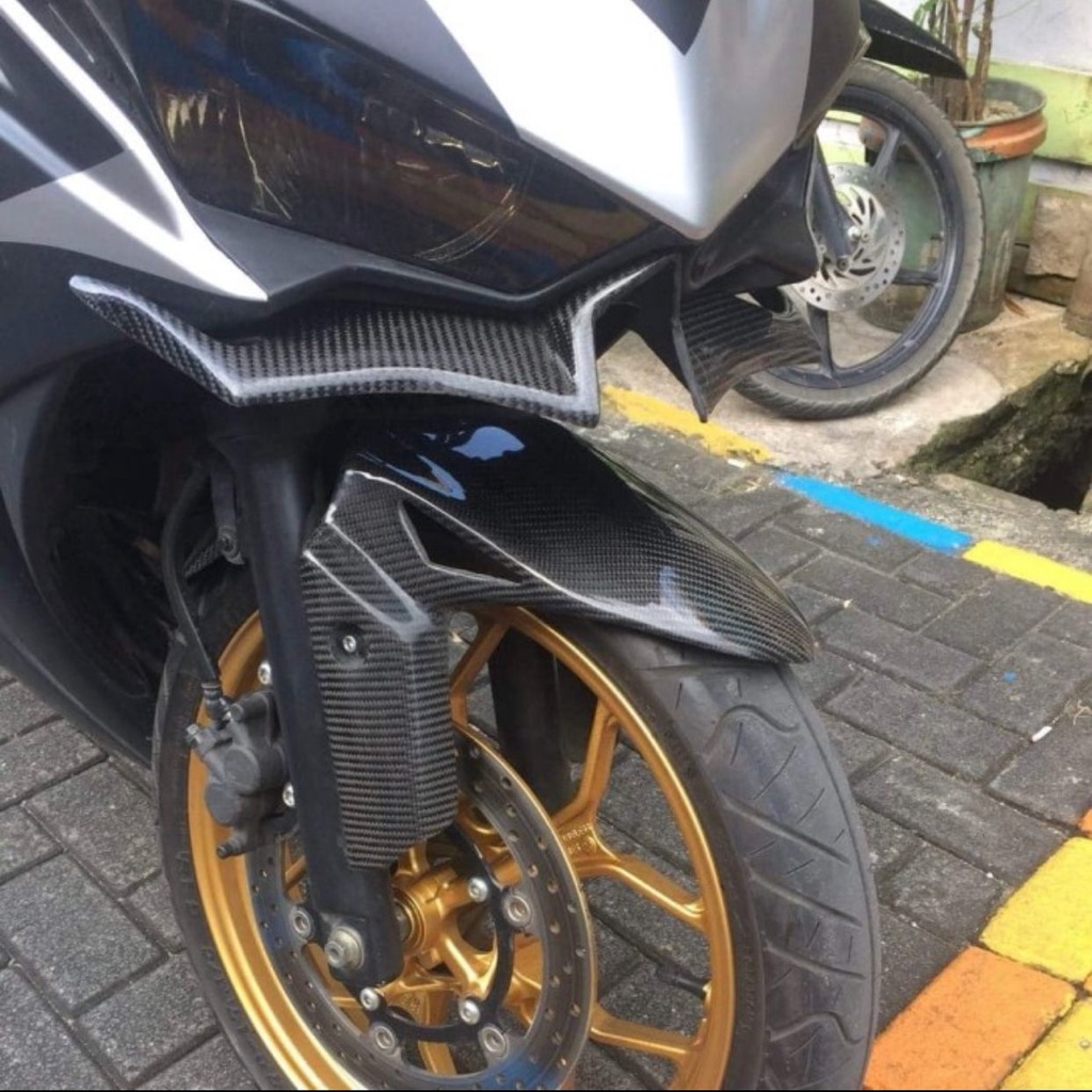 Winglet carbon kevlar Yamaha R25 winglet Yamaha R25 carbon kevlar ...