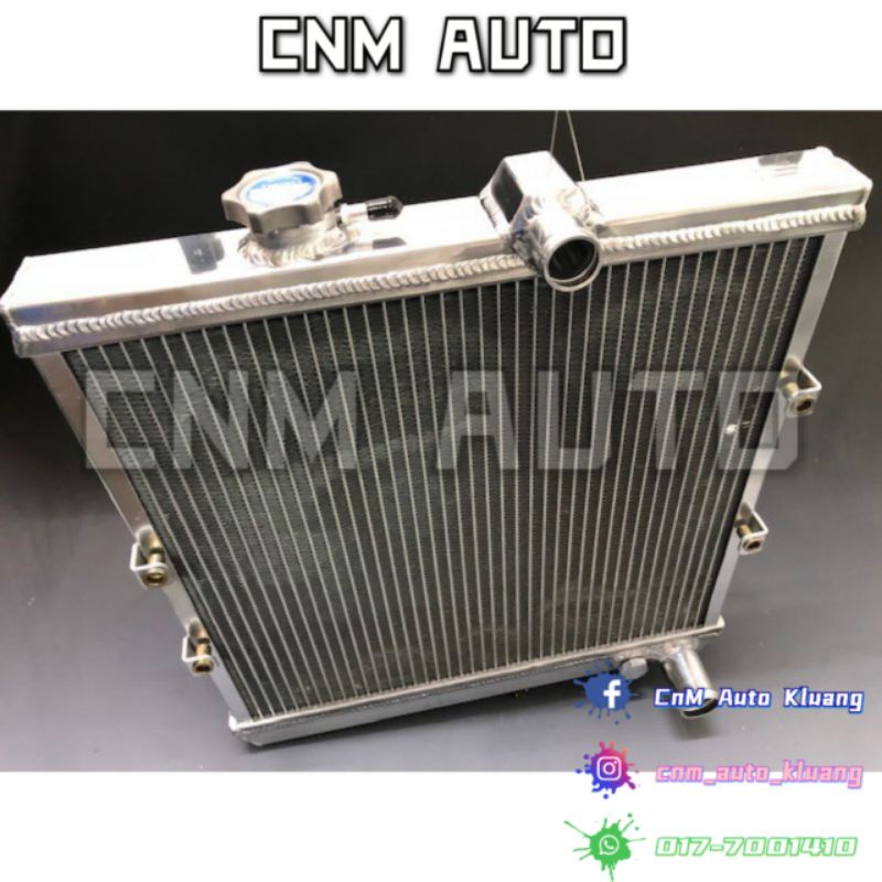 SARD Aluminium 2 layer Radiator Saga Saga2 Iswara Aeroback 4g13 4g15 ...