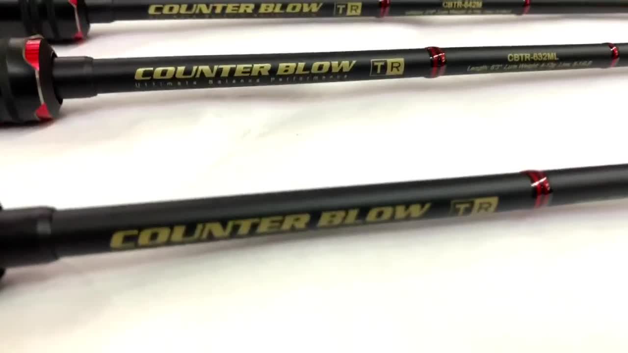 SENSES COUNTERBLOW TR Tune Revolution Baitcasting Rod BC Baitcast ...