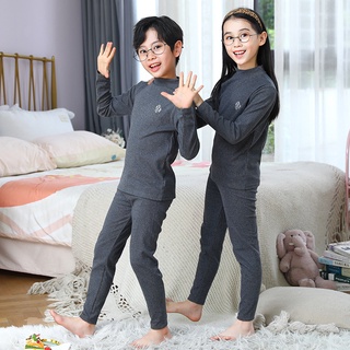 2022 New Thermal Underwear Children Long Johns Set Seamless