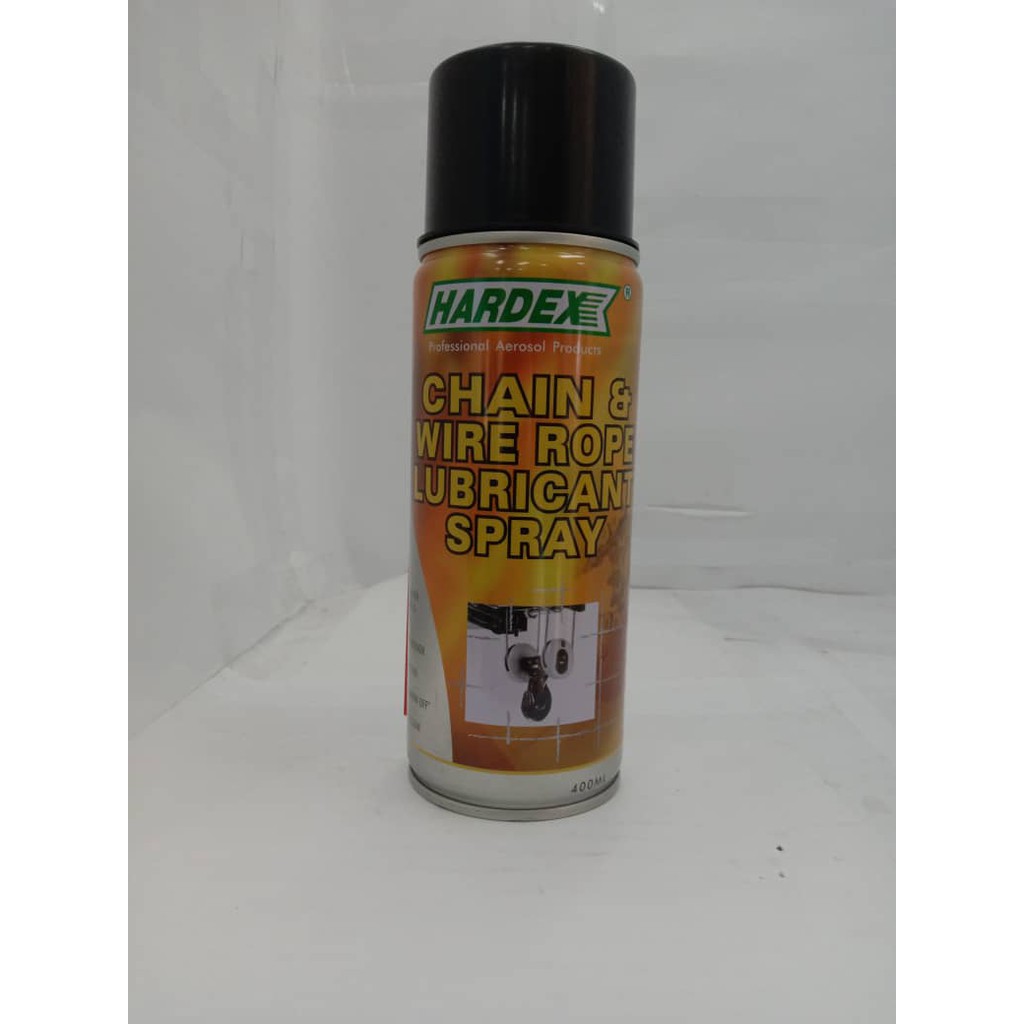 HARDEX HD500 CHAIN AND WIRE ROPE LUBRICANT SPRAY 400ML GHD500 Shopee