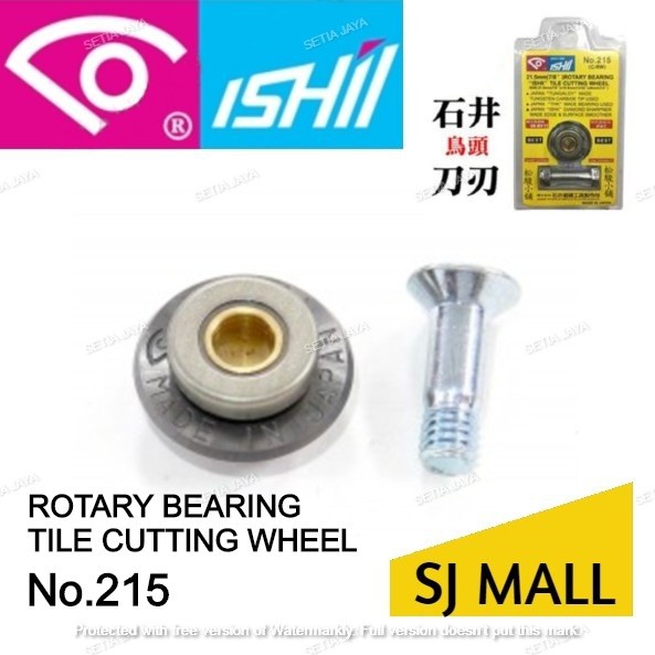 ISHII 215 ROTARY CUTTING WHEEL 21.5mm (7/8") Tile Mosiac Cutting