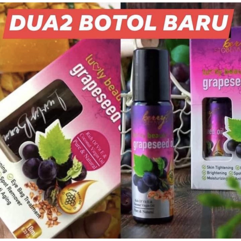 GRAPESEED OIL BY BERRY STOBERRY 💯[READY STOK]💯 Shopee Malaysia