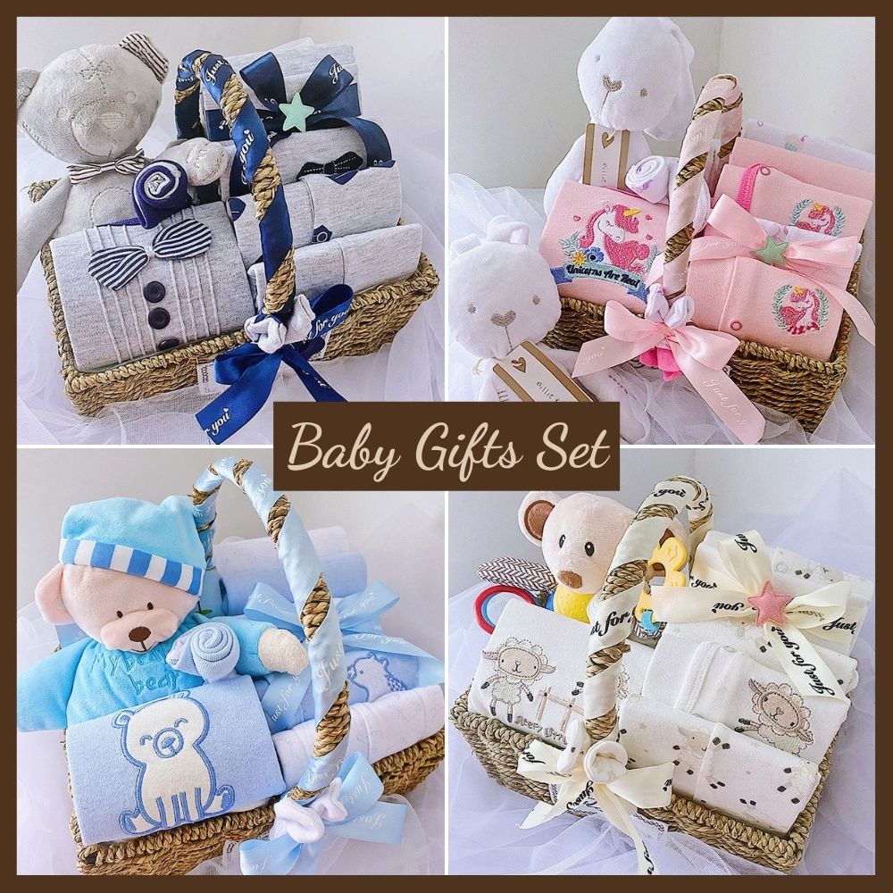 Exclusive Premium Newborn Baby Hamper Gift Set Hadiah Newborn Baju Bayi