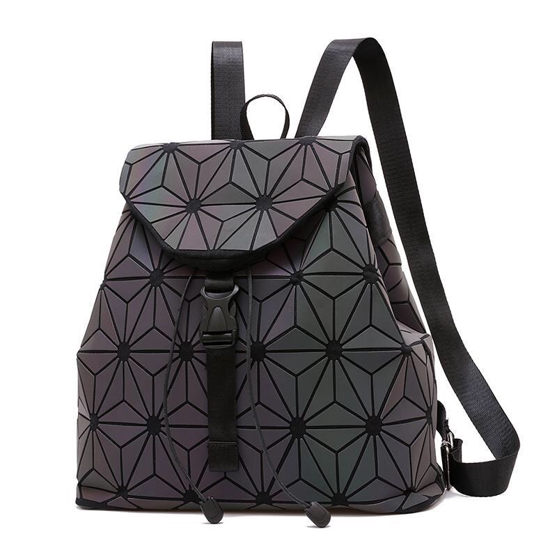 Geometric shape backpack sale