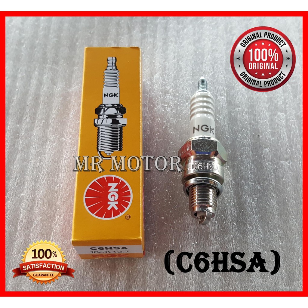 Spark Plug NGK C6HSA / C7HSA EX5 / Wave100 (100% Original) | Shopee ...