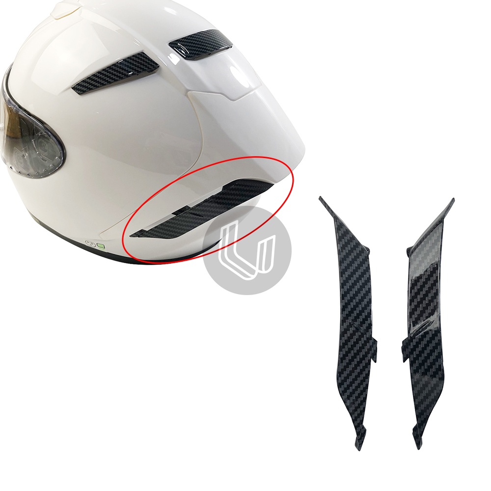 Motorcycle Helmet Spoiler Rear Wing Motorbike Tail Parts For SHOEI X14 ...