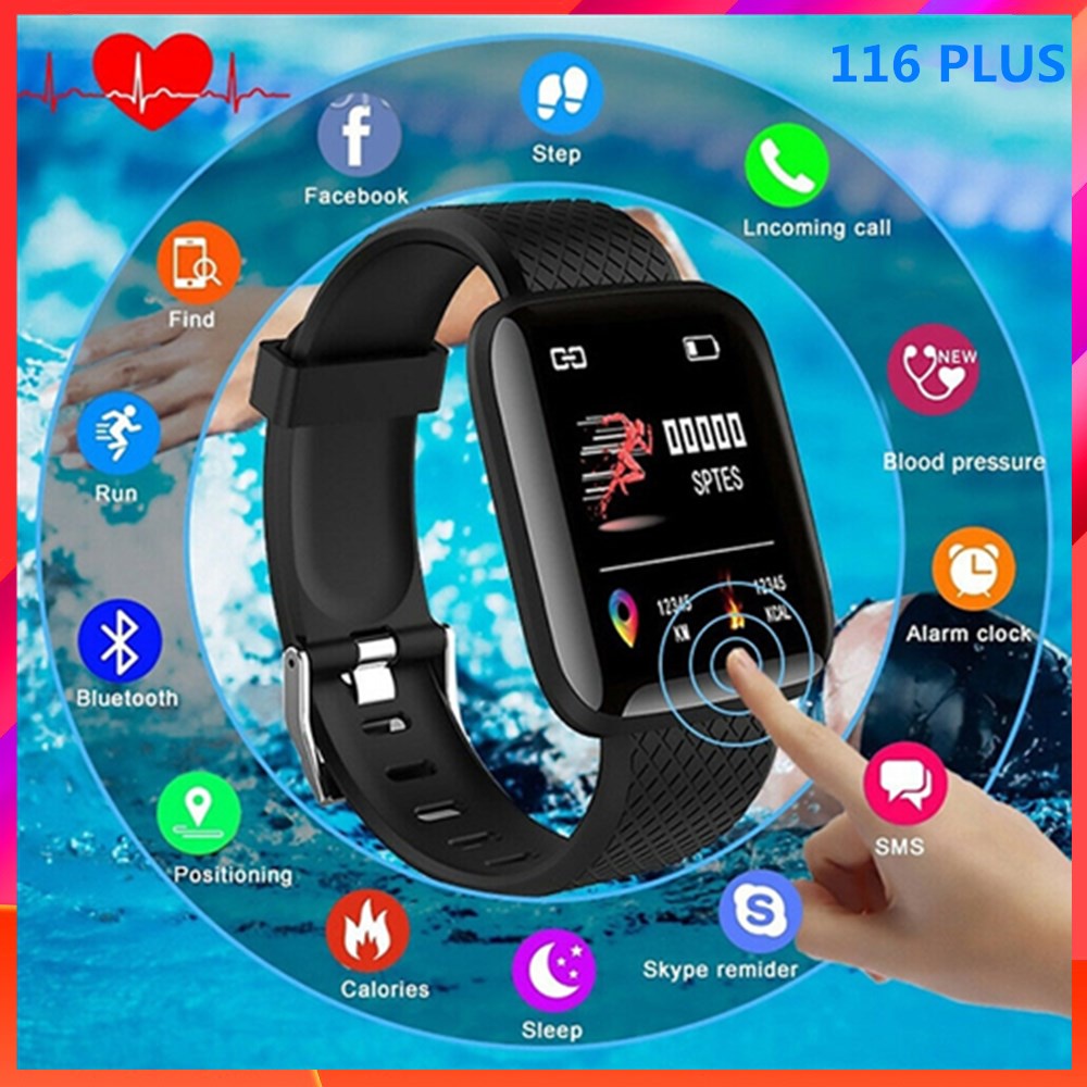 116 Plus Smart Watch Men Women Wristwatch for Android IOS PK Y68