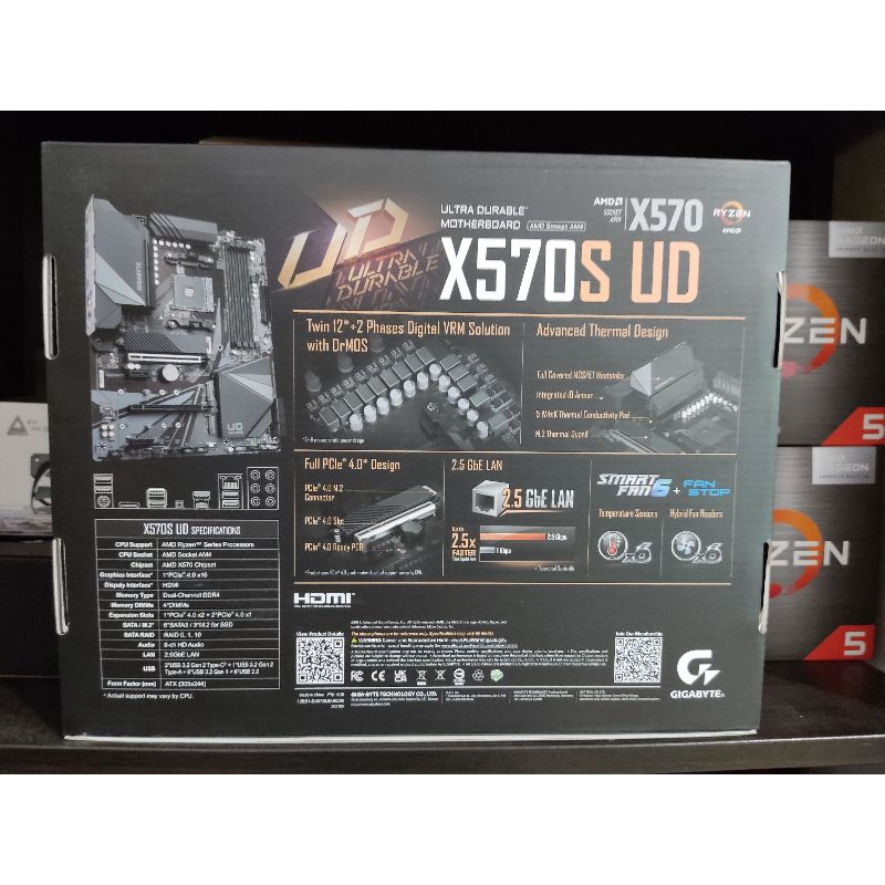 Gigabyte Technology X570S UD With R5 5600X 5600G ATX Motherboard