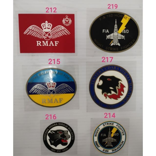 RMAF STICKER CAR (TAMPAL DALAM CERMIN) | Shopee Malaysia
