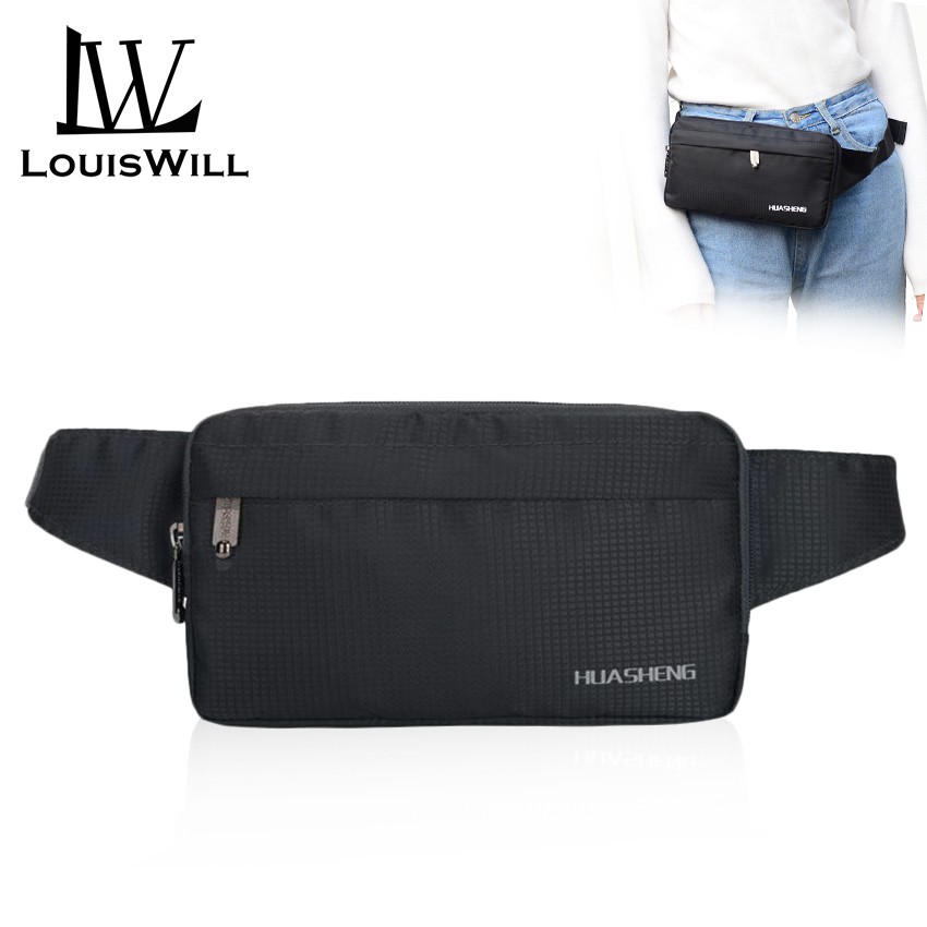 LouisWill Sports Waist Pack Bag Pouches Waist Belts Bag Cross Body Bag