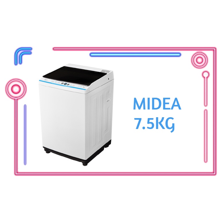 MIDEA MA100W75 7.5KG TOP LOAD FULLY WASHER, SHARP 7.5KG TOP LOAD FULLY