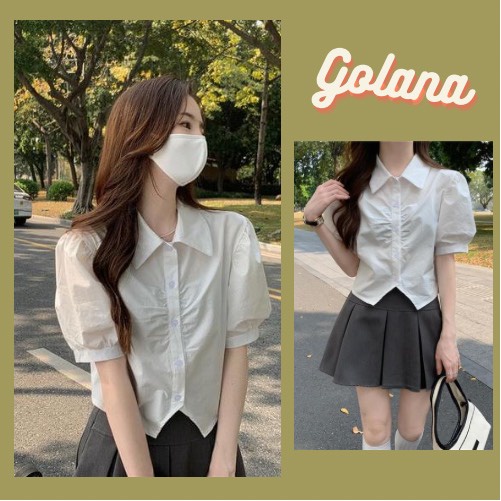 Stylish Neck Shirt, Fishtail Split Flap Super Beautiful Design (Big ...