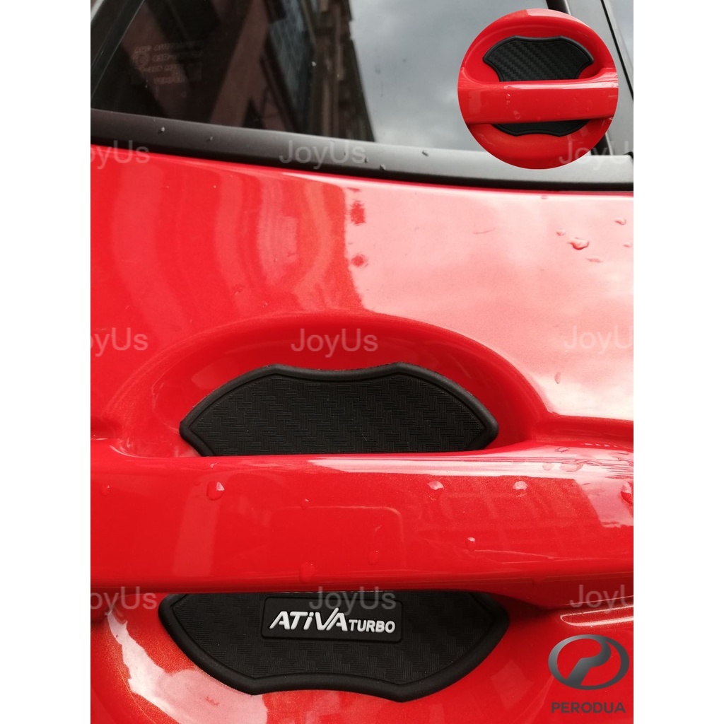 Perodua Ativa Car Door Handle Bowl Antiscratch Protector Ativa Door Bowl Cover Shopee Malaysia