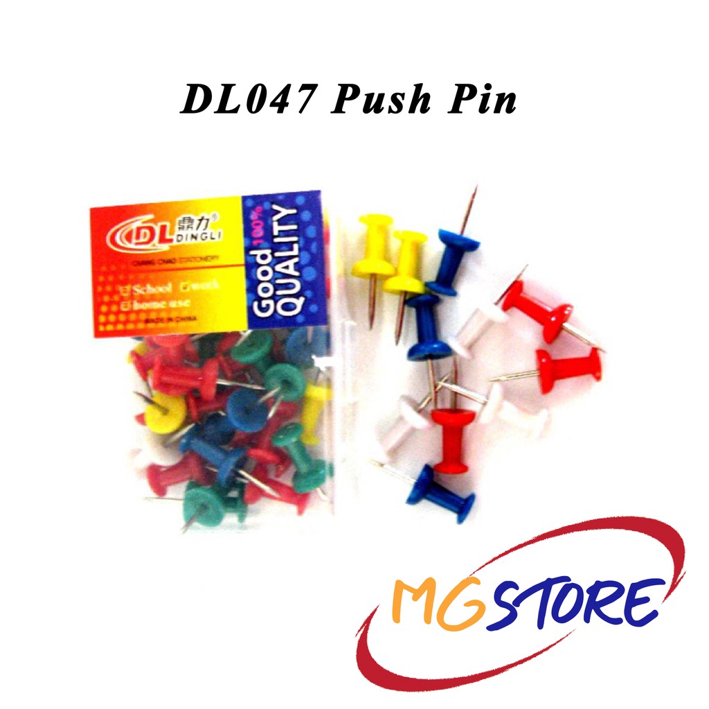 Colours Push Pin for Board/Pins Shopee Malaysia