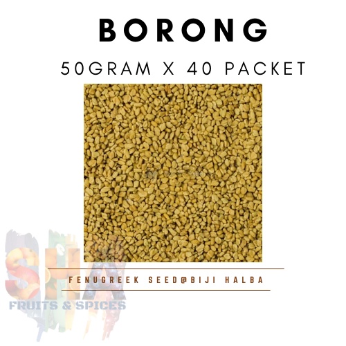 [pemborong] Fenugreek Seeds Biji Halba 50 Gram 100 Gram 500 Gram 1kg