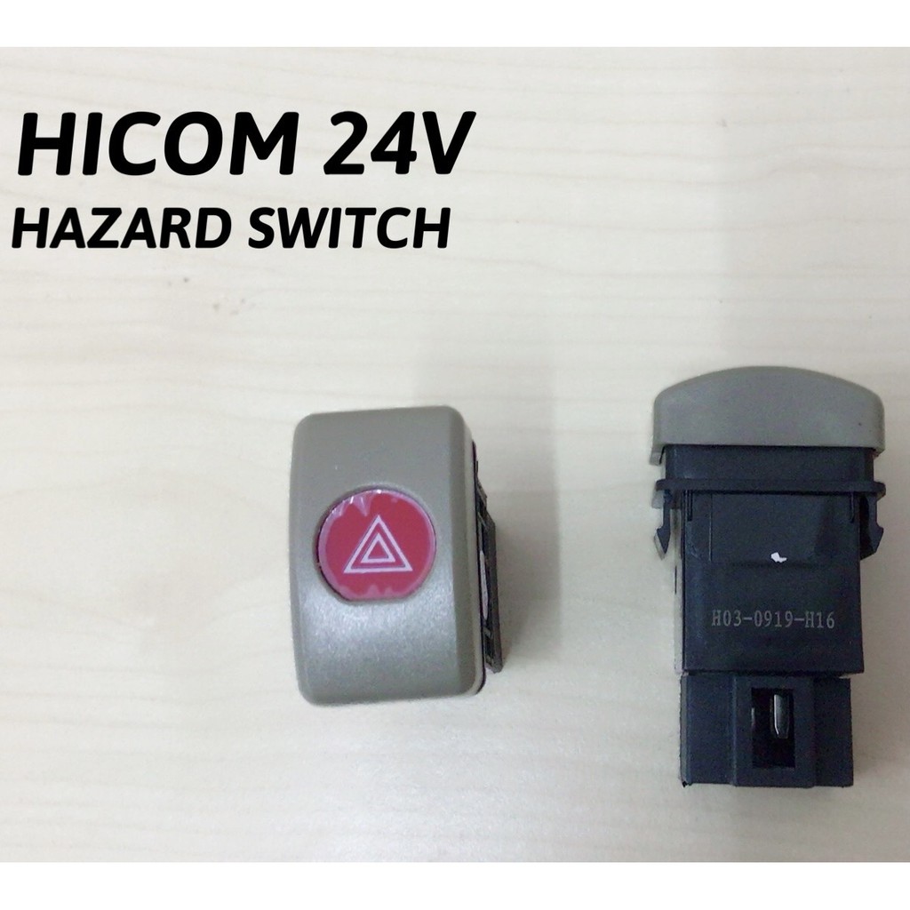 ISUZU HICOM - HAZARD SWITCH (NEW) | Shopee Malaysia