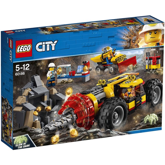 LEGO City Mining 60186 - Mining Heavy Driller | Shopee Malaysia