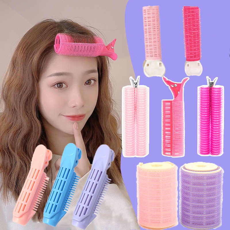 Bangs Fixed Hair Clip Curls Tube Fluffy Hairpin Hairstyle Clip New