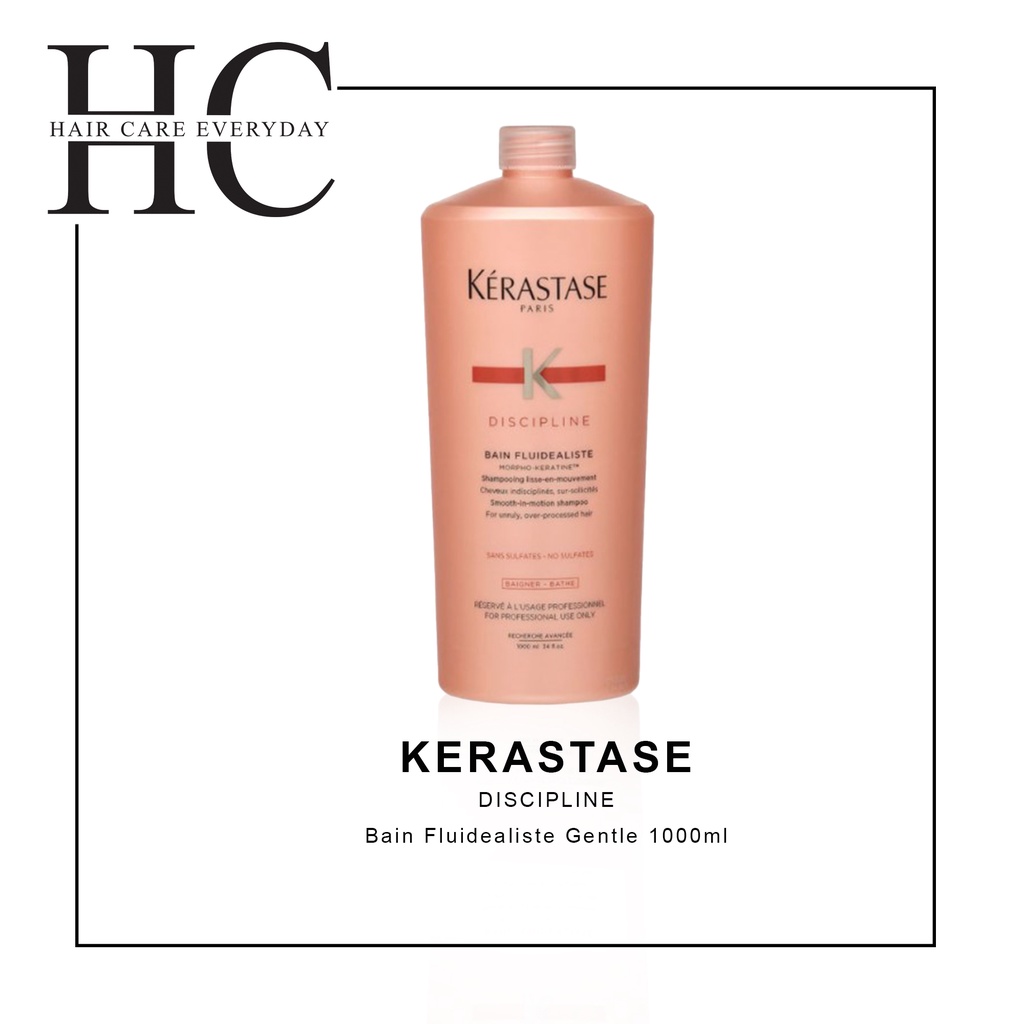 Kerastase Discipline Bain Fluidealiste Gentle Hair Shampoo 1000ml