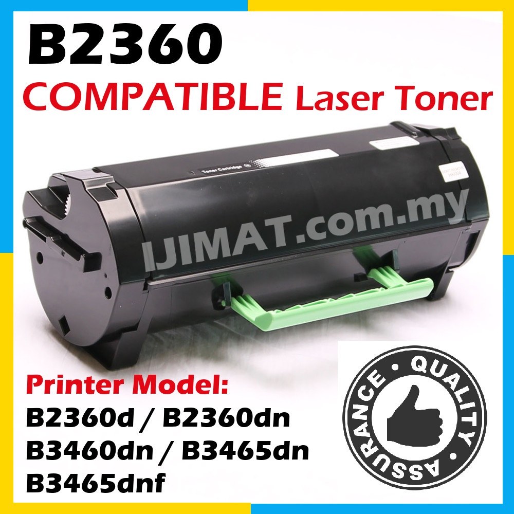 5 Pack Compatible Toner Cartridge for Dell B2360d B2360dn B3460dn