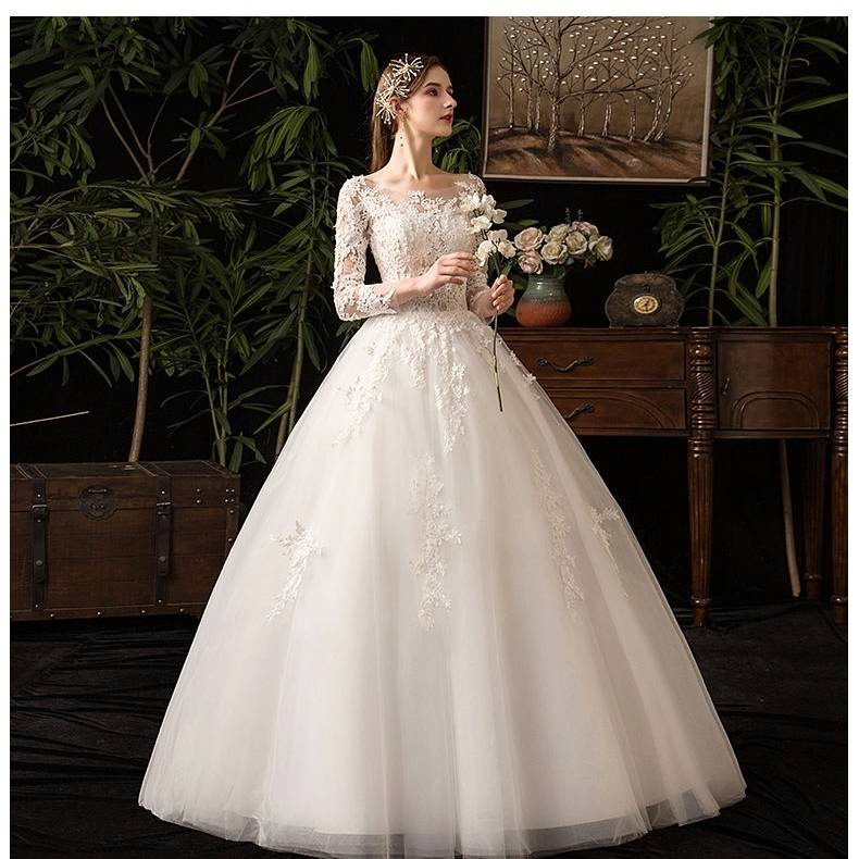 baju nikah perempuan off white pengantin tunang murah Wedding dress New ...